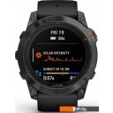 Умные часы и браслеты Garmin Fenix 7 Pro Solar (сланцево-серый/черный)