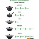 Сковороды Elan Gallery Гармония вкуса 120112+4 (черный мрамор)