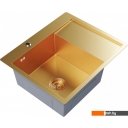 Кухонные мойки Mixline Pro 552924 (золото, с сифоном)