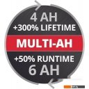 Аккумуляторы и зарядные устройства для инструмента Einhell 18V 4-6Ah Boost 4512143 (18В/4-6 Ач + 18В)