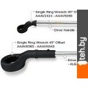 Строительный, слесарный, монтажный инструмент Toptul AAAV8080