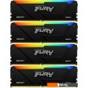 Оперативная память Kingston FURY Beast RGB 4x8ГБ DDR4 3200 МГц KF432C16BB2AK4/32