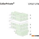 Винные шкафы Cellar Private CP027-2TB