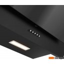 Вытяжки Elikor Коралл 60П-430-К3Д 266401 (черный/черное стекло)