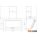 Вытяжки Elikor Коралл 60П-430-К3Д 266401 (черный/черное стекло)
