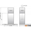 Вытяжки Elikor Квадра 90П-650-К3Д (белый)