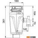Измельчители пищевых отходов Franke Slim 50 134.0715.098