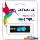 USB Flash ADATA UV320 128GB (черный/голубой)