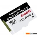 Карты памяти Kingston High Endurance microSDXC 64GB
