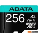 Карты памяти ADATA Premier Pro AUSDX256GUI3V30SA2-RA1 microSDXC 256GB (с адаптером)