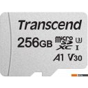 Карты памяти Transcend microSDXC 300S 256GB (с адаптером)