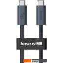 Кабели, адаптеры, разветвители Baseus Flash Series 2 USB4 Full Featured Data Cable 240W USB Type-C - USB Type-C (1 м, черный)