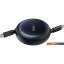 Кабели, адаптеры, разветвители Baseus Nomos Retractable Retractable Cable USB Type-C - USB Type-C 100W (1.5 м, черный)