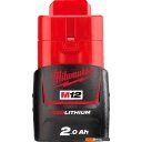 Наборы электроинструментов Milwaukee M12 M12BPP4A-202B 4933441240 (шуруповерт, винтоверт, фонарик, сабельная пила, 2 АКБ, сумка)