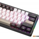 Клавиатуры JEGG ZA61 White Black Brown (TNT Yellow)