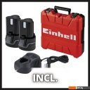 Шуруповерты, гайковерты, электроотвертки Einhell TE-CD 12 Li 4513619 (с 2-мя АКБ, кейс)