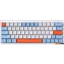 Клавиатуры JEGG ZA63 Pro White Blue Orange (TNT Yellow)