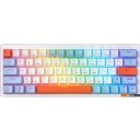 Клавиатуры JEGG ZA63 Pro White Blue Orange (TNT Yellow)