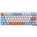 Клавиатуры JEGG ZA63 Pro White Blue Orange (TNT Yellow)