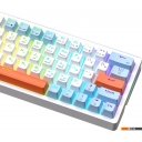 Клавиатуры JEGG ZA63 Pro White Blue Orange (TNT Yellow)