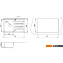 Кухонные мойки Granula 7602 (черный)