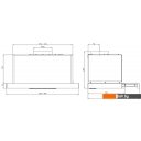 Вытяжки Elikor Slide 60П-1000 227273 (черный/стекло черное)