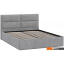 Кровати Трия Глосс универсальный тип 1 160x200 (микровелюр Wellmart Silver) Кровати Трия Глосс универсальный тип 1 160x200 (микровелюр Wellmart Silver)