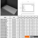 Душевые поддоны WeltWasser TRS 10070 Stone-WT 100x70