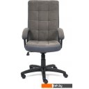 Офисные кресла и стулья TetChair Trendy (флок/ткань, серый)