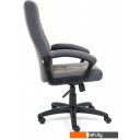 Офисные кресла и стулья TetChair Trendy (флок/ткань, серый)