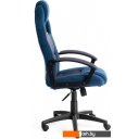 Офисные кресла и стулья TetChair Driver (флок/ткань, синий/серый)