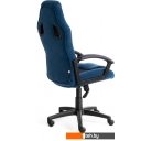 Офисные кресла и стулья TetChair Driver (флок/ткань, синий/серый)