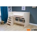 Кровати Красная звезда Р436 Капризун 2 с полками 160x80 (дуб млечный)