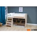 Кровати Красная звезда Р436 Капризун 2 с полками 160x80 (дуб млечный)