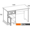 Письменные и компьютерные столы Anrex Tiffany 120 (вудлайн кремовый)