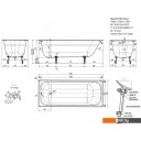 Ванны Универсал Элегия 170x70