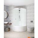 Душевые кабины Domani-Spa Simple 110 High (белый/прозрачное стекло)