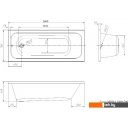 Ванны Ventospa Mitra 160x70 (с ножками и экраном)