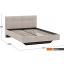 Кровати Трия Элис тип 1 с мягкой обивкой 140x200 (велюр бежевый)