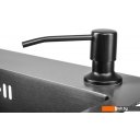 Кухонные мойки Saniteco 5050 Nano (с сифоном, дозатором и коландером) Кухонные мойки Saniteco 5050 Nano (с сифоном, дозатором и коландером)