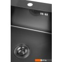 Кухонные мойки Saniteco 5050 Nano (с сифоном, дозатором и коландером)