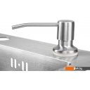 Кухонные мойки Saniteco 6050 (с сифоном, дозатором и коландером)