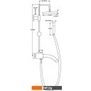 Душевые системы и гарнитуры Potato P3598