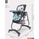 Стульчики для кормления Rant Cafe RH300 (серый/розовый)