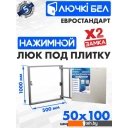 Сантехнические ревизионные люки ЛючкиБел Евростандарт 50x100 см