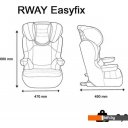 Автокресла Nania Rway Easyfix (tech silver)