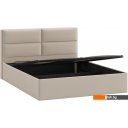 Кровати Трия Глосс универсальный тип 1 с ПМ 160x200 (велюр Confetti Cream)