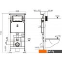 Инсталляции для унитазов, раковин, биде и писсуаров WeltWasser Amberg 506