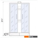 Душевые кабины River Amur 90/24 МТ (без крыши)