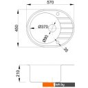 Кухонные мойки БелЭворс New Lux L + смеситель W4998-3-22 (черный)